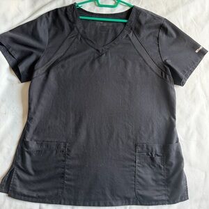 Black V-Neck Scrub Top- Grey’s Anatomy XL